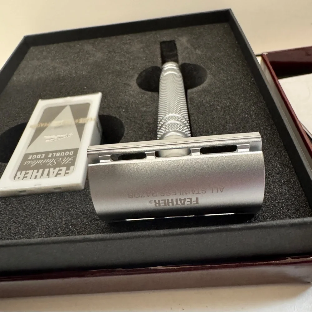 Feather All Stainless Razor D2 Vintage
